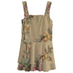 Flowers, Branches, Desenho, Edge, Leaves Kids  Layered Skirt Swimsuit