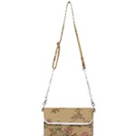 Flowers, Branches, Desenho, Edge, Leaves Mini Crossbody Handbag