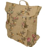 Flowers, Branches, Desenho, Edge, Leaves Buckle Up Backpack