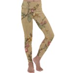 Flowers, Branches, Desenho, Edge, Leaves Kids  Lightweight Velour Classic Yoga Leggings