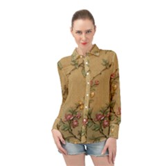 Long Sleeve Chiffon Shirt 