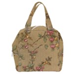 Flowers, Branches, Desenho, Edge, Leaves Boxy Hand Bag