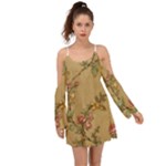 Flowers, Branches, Desenho, Edge, Leaves Boho Dress