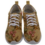 Flowers, Branches, Desenho, Edge, Leaves Mens Athletic Shoes