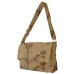 Flowers, Branches, Desenho, Edge, Leaves Full Print Messenger Bag (M)