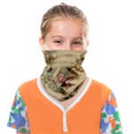 Flowers, Branches, Desenho, Edge, Leaves Face Covering Bandana (Kids)