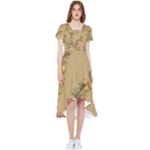 Flowers, Branches, Desenho, Edge, Leaves High Low Boho Dress