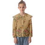 Flowers, Branches, Desenho, Edge, Leaves Kids  Peter Pan Collar Blouse