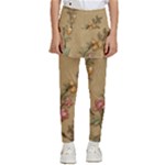 Flowers, Branches, Desenho, Edge, Leaves Kids  Skirted Pants