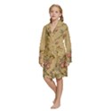 Kids  Long Sleeve Velvet Lounge Robe 