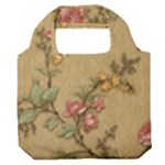 Flowers, Branches, Desenho, Edge, Leaves Premium Foldable Grocery Recycle Bag