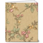 Flowers, Branches, Desenho, Edge, Leaves 8  x 10  Hardcover Notebook