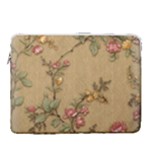 Flowers, Branches, Desenho, Edge, Leaves 15  Vertical Laptop Sleeve Case With Pocket