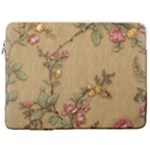 Flowers, Branches, Desenho, Edge, Leaves 17  Vertical Laptop Sleeve Case With Pocket