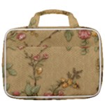 Flowers, Branches, Desenho, Edge, Leaves Travel Toiletry Bag With Hanging Hook