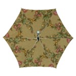 Flowers, Branches, Desenho, Edge, Leaves Automatic Folding Umbrella with Case (Small)