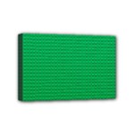 Green Lego Texture, Lego Background, Lego Texture, Green Mini Canvas 6  x 4  (Stretched)