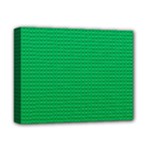 Green Lego Texture, Lego Background, Lego Texture, Green Deluxe Canvas 14  x 11  (Stretched)