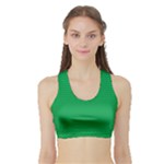 Green Lego Texture, Lego Background, Lego Texture, Green Sports Bra with Border