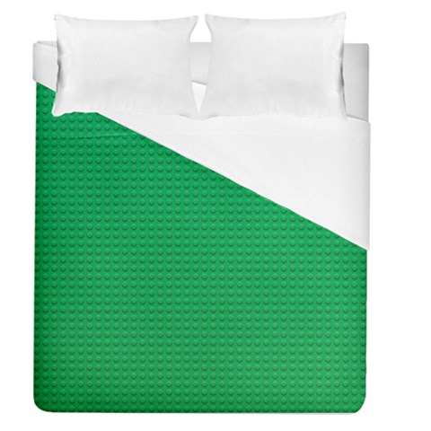 Green Lego Texture, Lego Background, Lego Texture, Green Duvet Cover (Queen Size) from ArtsNow.com