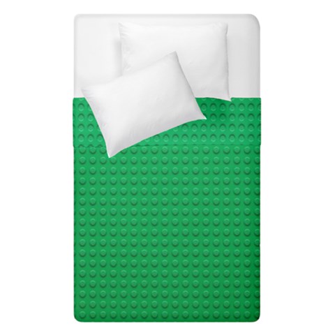 Green Lego Texture, Lego Background, Lego Texture, Green Duvet Cover Double Side (Single Size) from ArtsNow.com