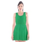 Green Lego Texture, Lego Background, Lego Texture, Green Scoop Neck Skater Dress