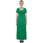 Green Lego Texture, Lego Background, Lego Texture, Green High Waist Short Sleeve Maxi Dress