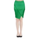 Midi Wrap Pencil Skirt 