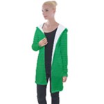 Green Lego Texture, Lego Background, Lego Texture, Green Longline Hooded Cardigan