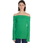 Green Lego Texture, Lego Background, Lego Texture, Green Off Shoulder Long Sleeve Top