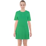 Green Lego Texture, Lego Background, Lego Texture, Green Sixties Short Sleeve Mini Dress