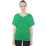 Green Lego Texture, Lego Background, Lego Texture, Green V-Neck Dolman Drape Top