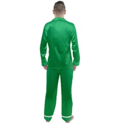 Men s Long Sleeve Satin Pajamas Set 