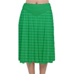 Green Lego Texture, Lego Background, Lego Texture, Green Velvet Flared Midi Skirt