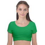 Green Lego Texture, Lego Background, Lego Texture, Green Velvet Short Sleeve Crop Top 