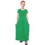 Green Lego Texture, Lego Background, Lego Texture, Green Kids  Short Sleeve Maxi Dress