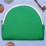 Green Lego Texture, Lego Background, Lego Texture, Green Horseshoe Style Canvas Pouch