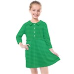 Green Lego Texture, Lego Background, Lego Texture, Green Kids  Quarter Sleeve Shirt Dress