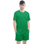 Green Lego Texture, Lego Background, Lego Texture, Green Men s Mesh T-Shirt and Shorts Set