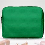 Green Lego Texture, Lego Background, Lego Texture, Green Make Up Pouch (Large)