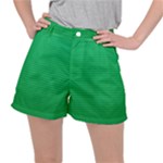 Green Lego Texture, Lego Background, Lego Texture, Green Women s Ripstop Shorts