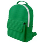 Green Lego Texture, Lego Background, Lego Texture, Green Flap Pocket Backpack (Small)