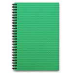 Green Lego Texture, Lego Background, Lego Texture, Green 5.5  x 8.5  Notebook