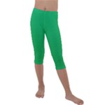 Green Lego Texture, Lego Background, Lego Texture, Green Kids  Lightweight Velour Capri Leggings 