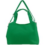 Green Lego Texture, Lego Background, Lego Texture, Green Double Compartment Shoulder Bag