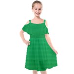 Green Lego Texture, Lego Background, Lego Texture, Green Kids  Cut Out Shoulders Chiffon Dress