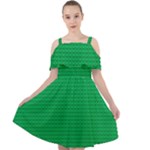 Green Lego Texture, Lego Background, Lego Texture, Green Cut Out Shoulders Dress