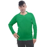 Green Lego Texture, Lego Background, Lego Texture, Green Men s Pique Long Sleeve T-Shirt