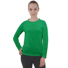 Green Lego Texture, Lego Background, Lego Texture, Green Women s Long Sleeve Raglan T