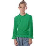 Green Lego Texture, Lego Background, Lego Texture, Green Kids  Frill Detail T-Shirt